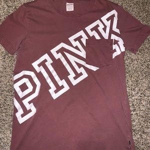 Maroon PINK Shirt